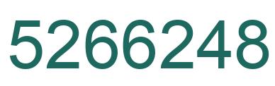 Número 5266248 imagen verde