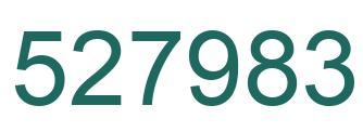 Number 527983 green image
