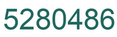 Número 5280486 imagen verde