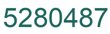 Número 5280487 imagen verde