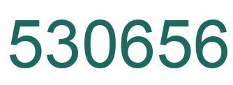 Number 530656 green image
