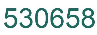 Number 530658 green image