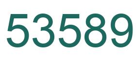 Número 53589 imagen verde