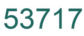 Number 53717 green image