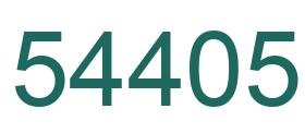 Número 54405 imagen verde