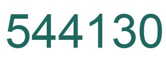 Número 544130 imagen verde