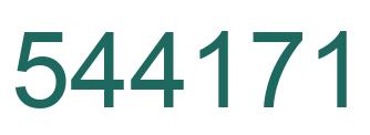 Número 544171 imagen verde