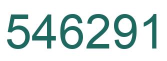 Número 546291 imagen verde