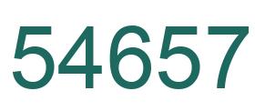 Número 54657 imagen verde