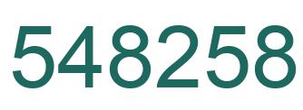 Número 548258 imagen verde