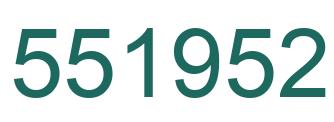 Número 551952 imagen verde