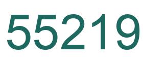 Number 55219 green image