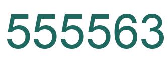 Número 555563 imagen verde