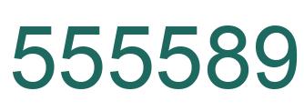 Number 555589 green image
