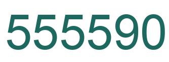 Número 555590 imagen verde