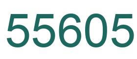 Número 55605 imagen verde