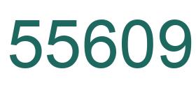 Número 55609 imagen verde