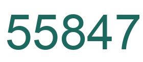 Número 55847 imagen verde