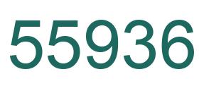 Número 55936 imagen verde