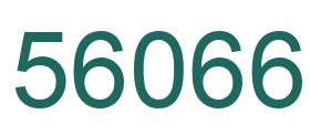 Number 56066 green image