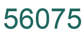 Número 56075 imagen verde