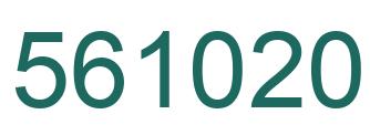 Número 561020 imagen verde