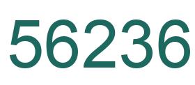 Número 56236 imagen verde