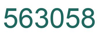 Número 563058 imagen verde
