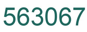 Número 563067 imagen verde