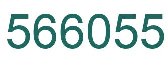 Number 566055 green image