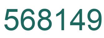 Número 568149 imagen verde