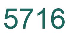 Number 5716 green image