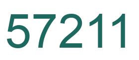 Number 57211 green image