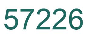 Number 57226 green image