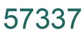 Número 57337 imagen verde