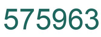 Número 575963 imagen verde