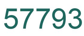 Número 57793 imagen verde