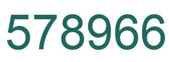 Número 578966 imagen verde