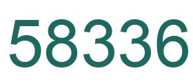 Número 58336 imagen verde