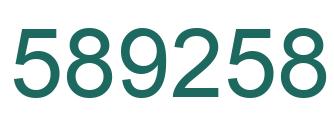 Número 589258 imagen verde