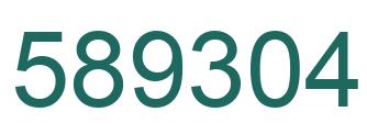 Número 589304 imagen verde