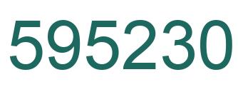 Número 595230 imagen verde