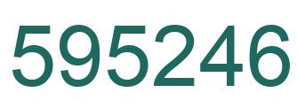 Número 595246 imagen verde