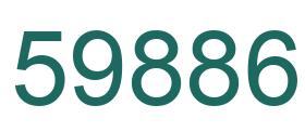Número 59886 imagen verde