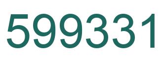 Número 599331 imagen verde