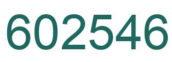 Número 602546 imagen verde