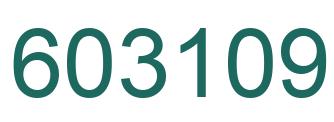 Número 603109 imagen verde