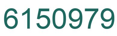 Número 6150979 imagen verde