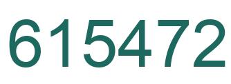 Número 615472 imagen verde