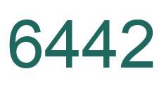 Número 6442 imagen verde